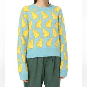 Cider Cheese Pattern Sweater